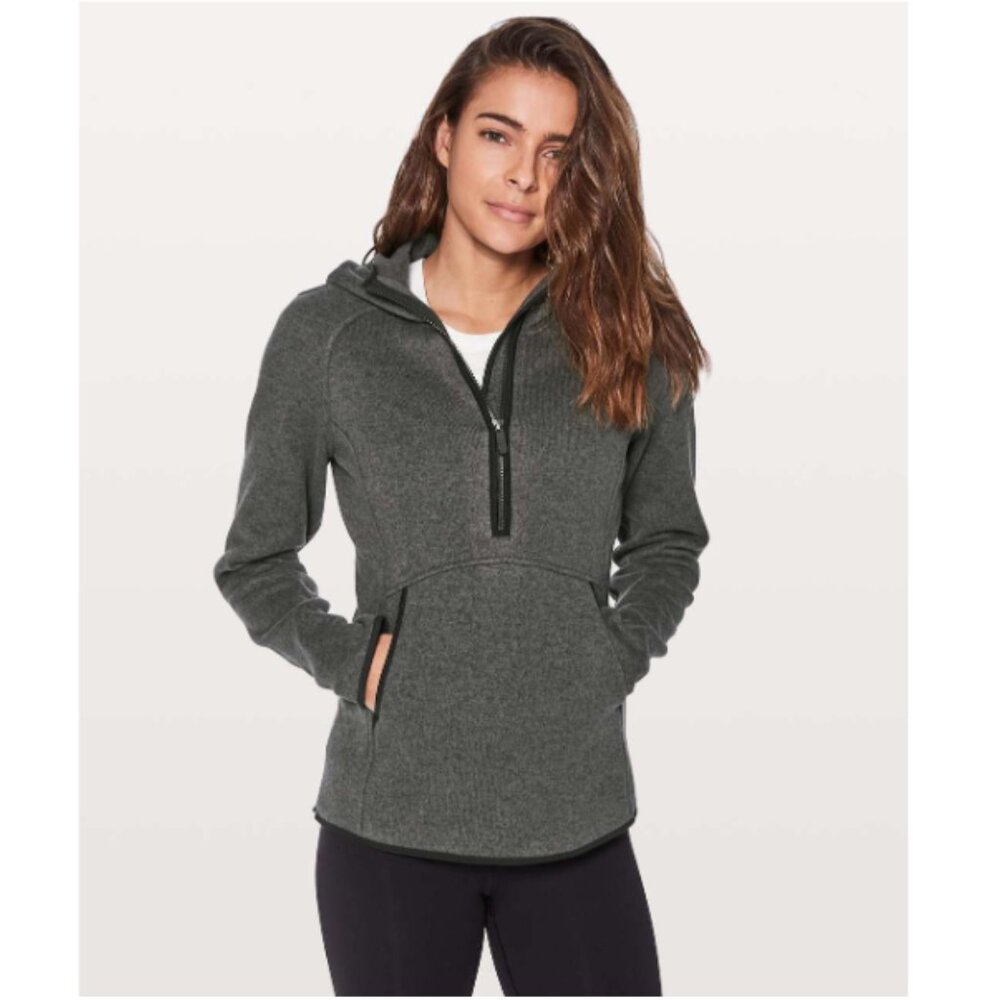 NWOT Lululemon Fleece and Thank You Hoodie Pullover - Size 10  - Heather…